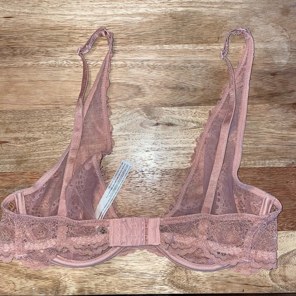Free People Lace Plunge Underwire Bra - Picture 2 of 8